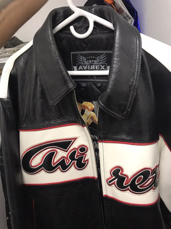 Avirex Vintage Leather Jacket (Inner City Championship) for Sale in ...
