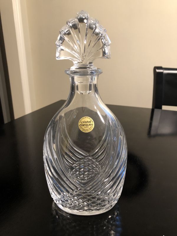 Cristal d’arques Decanter, genuine lead crystal for Sale in San
