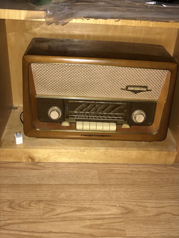 German Vintage Tube Shortwave Radio Emud Rekord Senior 60