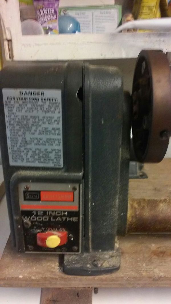 Craftsman 12 inch wood lathe for Sale in Oakwood, IL OfferUp