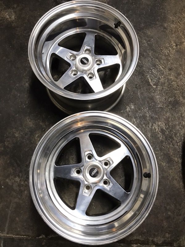 JEGS SSR WELD RACING STAR VISION CRAGAR 15x10 WHEELS for Sale in ...