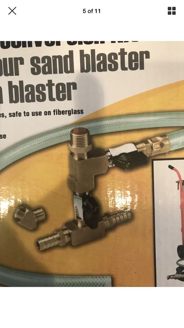 Central Pneumatic Soda Blast Conversion Kit Convert Your Sand Blaster