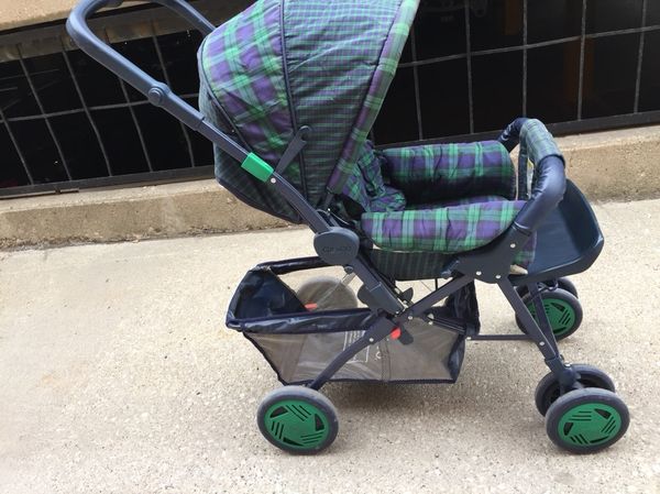 Blue | Green | Plaid | Graco Baby Stroller | 470 BW Series for Sale in ...