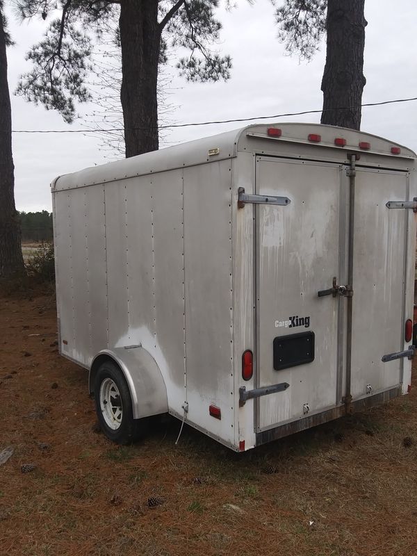 6×10 used cargo king enclosed trailer no title for Sale in Tabor City