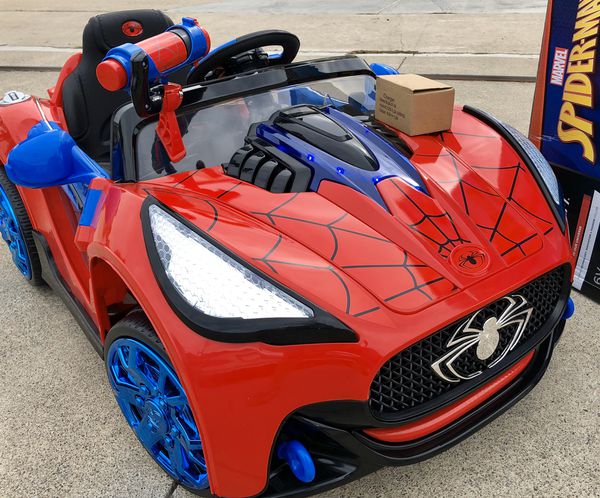 BRAND NEW Spiderman Car electric kids ride on cars power