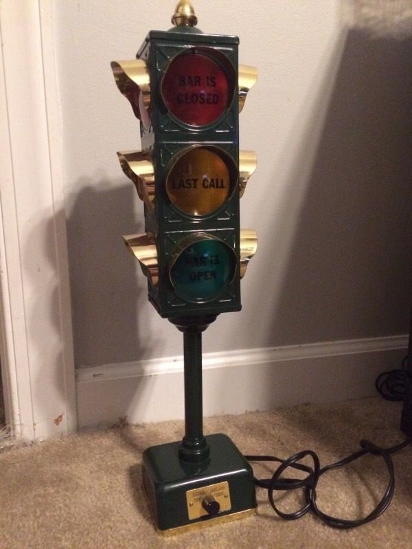 Vintage 60's/70's Traffic light bar lamp. Made in Japan for Sale in