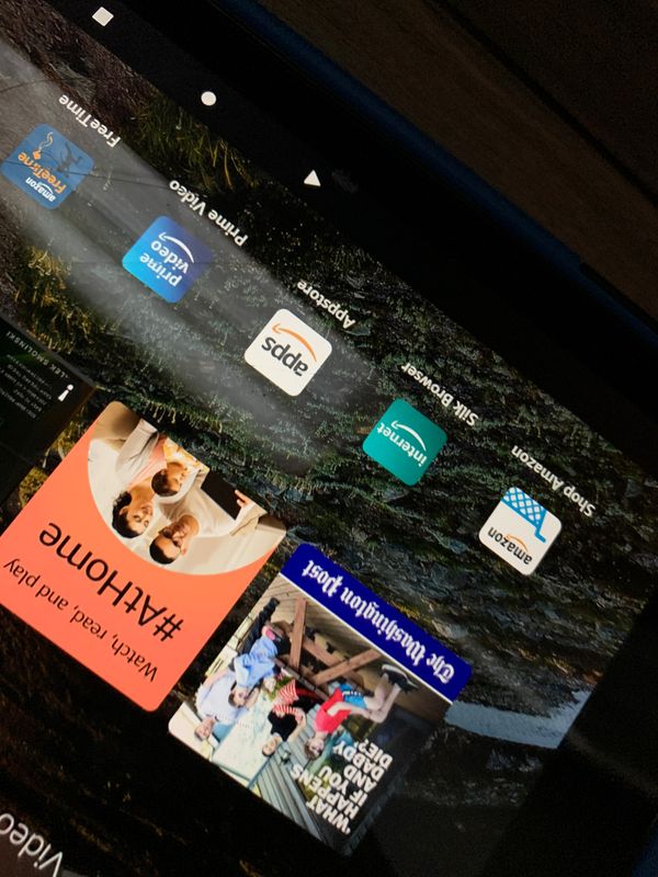 Amazon Fire 10 HD tablet cracked screen for Sale in Sanford, FL OfferUp