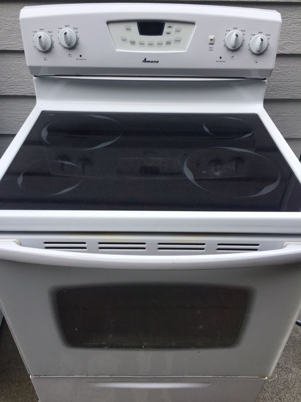 Maytag Amana electric glass top stove oven range DELIVERY for Sale in