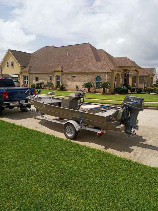 Yamaha g3 17ft center console aluminum boat for Sale in Port Arthur, TX