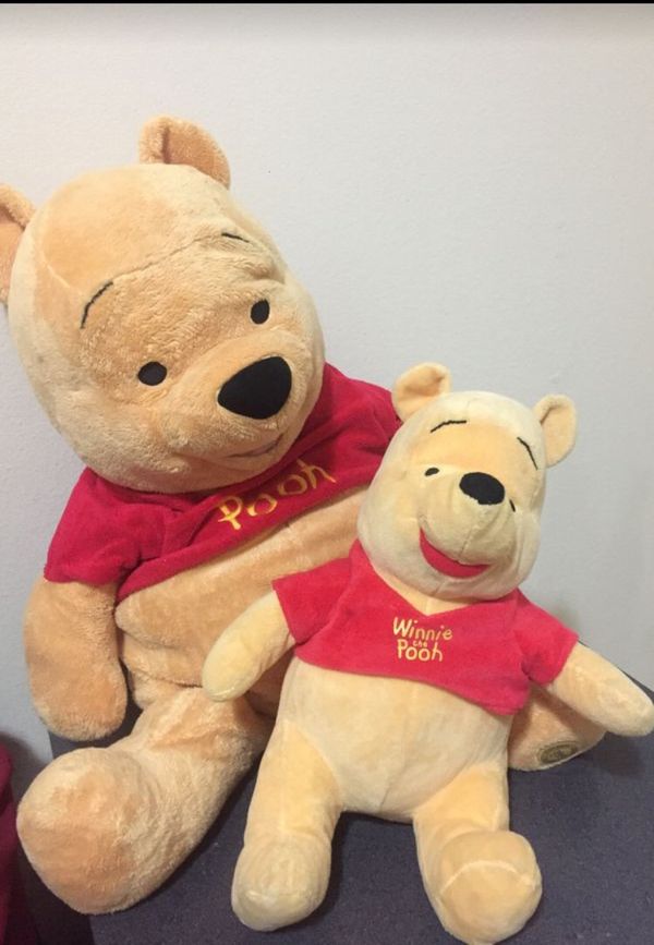 winnie the pooh soft toy set