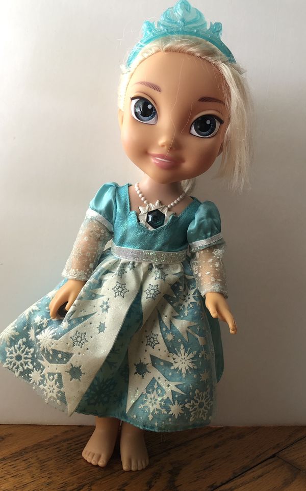 elsa talking plush