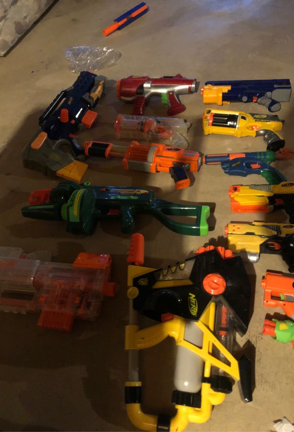 old school CLASSIC NERF GUNS! for Sale in Aurora, IL - OfferUp