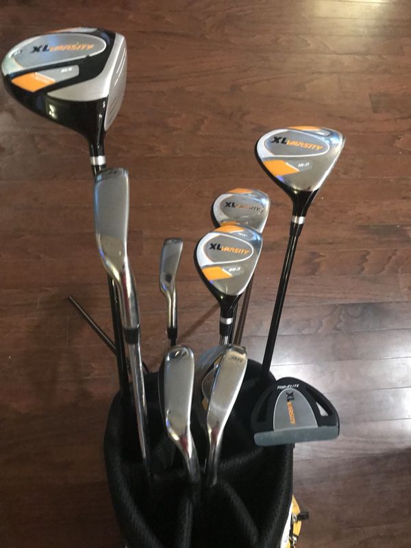 Top Flite kids XL Varsity complete set of golf clubs for Sale in Fort Mill, SC OfferUp
