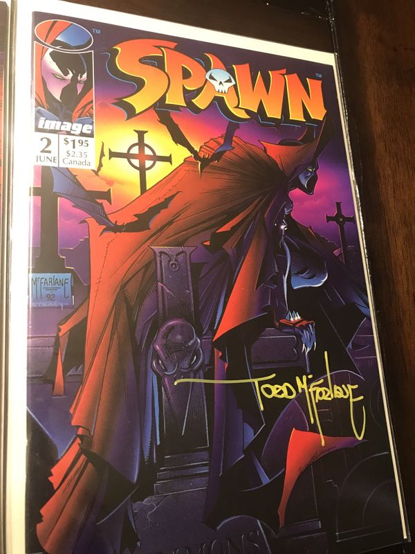 spawn 1 signed todd mcfarlane