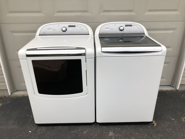 Whirlpool Cabrio Platinum washer and dryer set - electric for Sale in ...