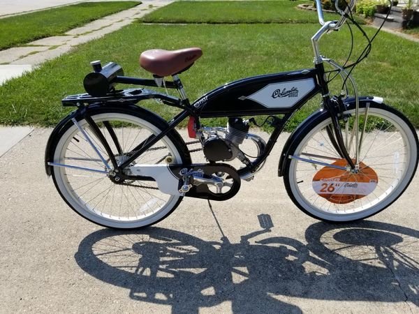 Brand New 26 inch Columbia 1937 80cc motorized bicycle for