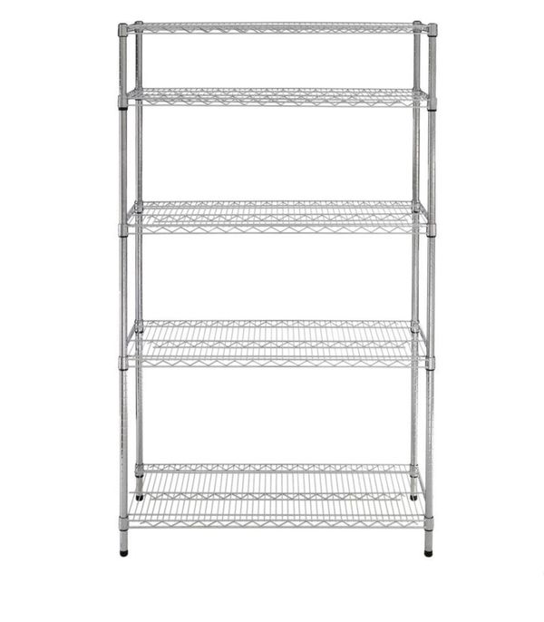 HDX 5Tier, Height Adjustable, NSF Certified, Wire Shelving Chrome for Sale in Bellevue, WA