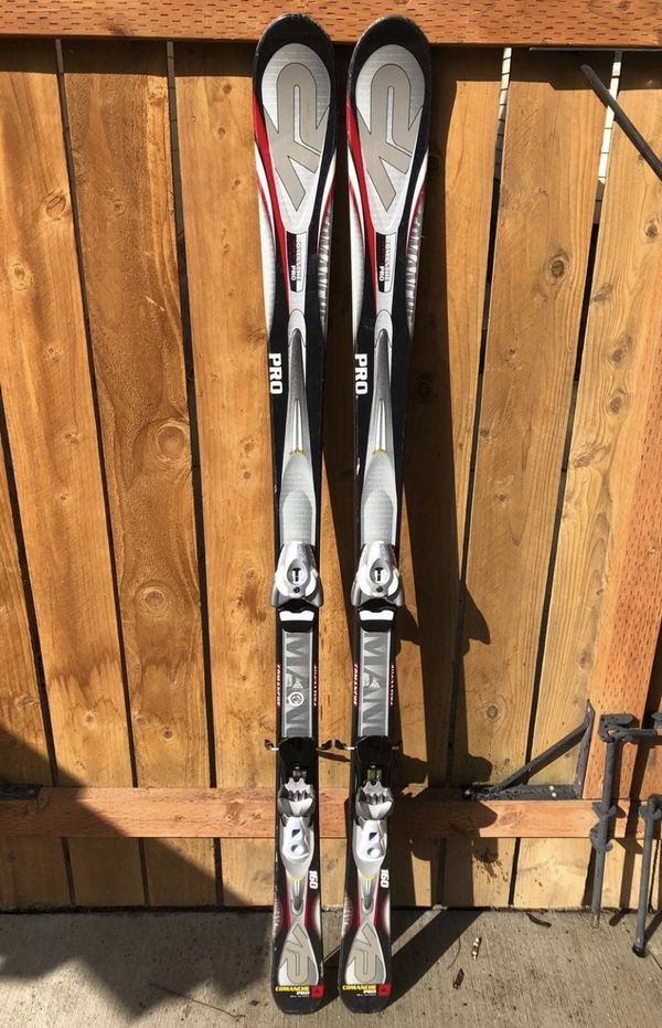 K2 Comanche Pro 160cm Skis w/Atomic Bindings for Sale in Spokane, WA