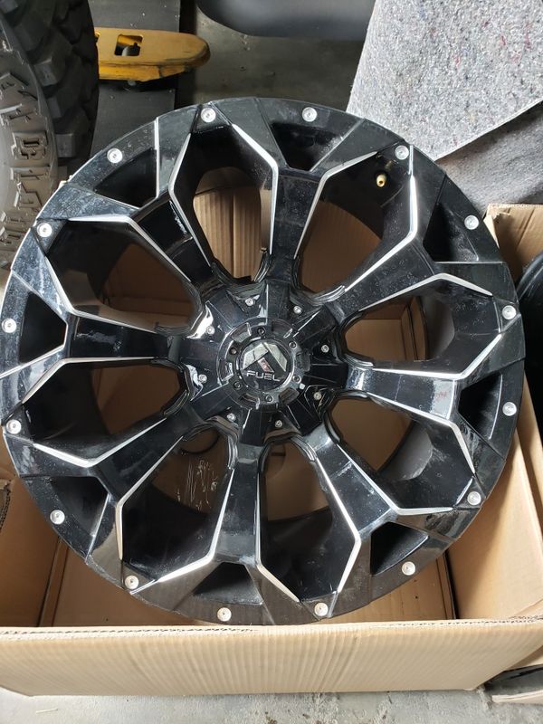 Mht Fuel Offroad D576 Assault Wheels, 20x10 With 5 On 4.5   5 On 5 Bolt 