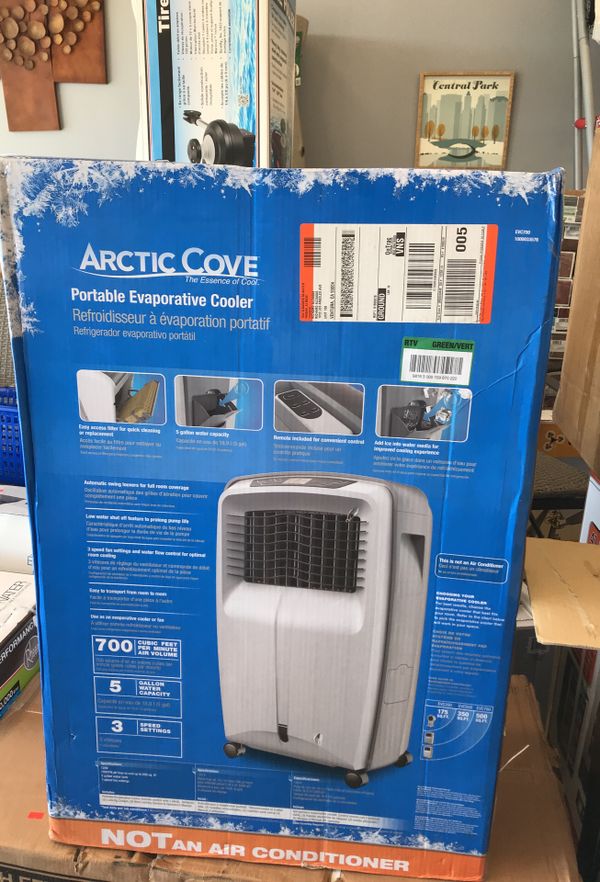 Brand New Arctic Cove 700 CFM 3 Speed Portable Evaporative Cooler for