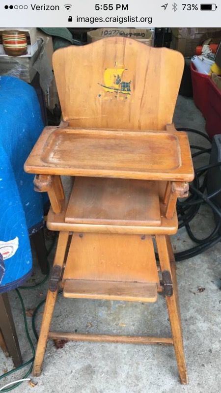 Antique Lehman Convertible High Chair Potty Chair 60
