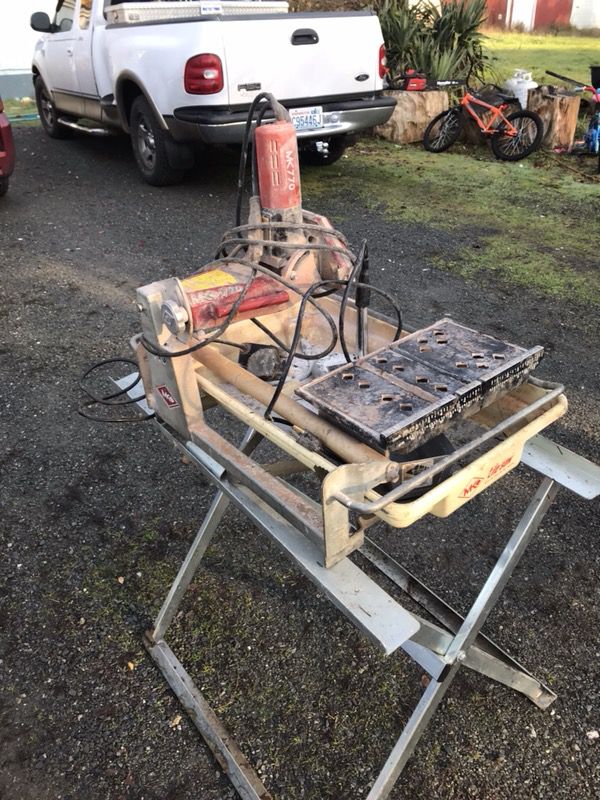 MK 770 Diamond wet cutting tile saw for Sale in Clinton, WA - OfferUp