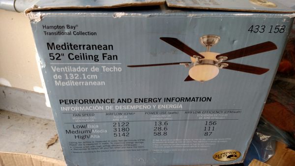 52 Inch Remote Controlled Ceiling Fan For Sale In Woolwich