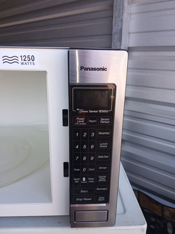 Panasonic the Genius Sensor 1250W Microwave for Sale in Arcola, TX ...