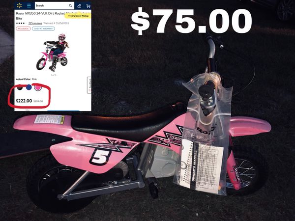 pink razor mx350