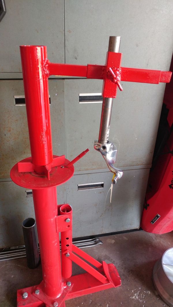 Homemade DIY Manual Tire Changer Demount Attachment for Harbor Freight