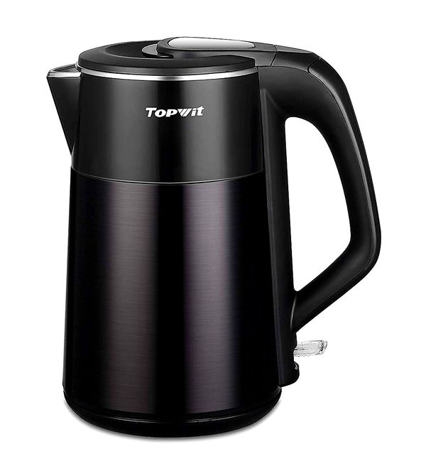 New Topwit Electric Kettle, Double Wall 304 Stainless Steel