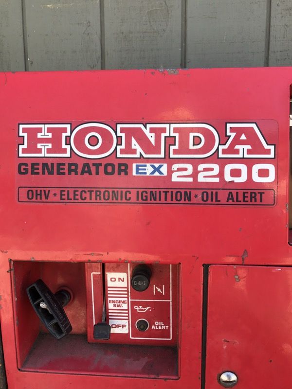 Vintage Honda Generator EX2200 for Sale in Hayward, CA OfferUp