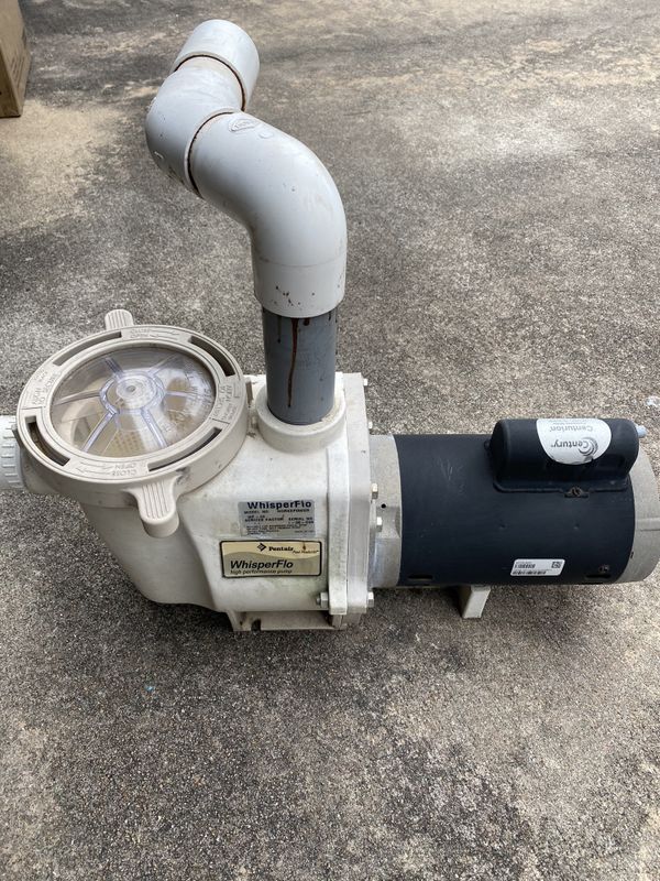 WhisperFlo WF28 and Century Centurion 2.0 HP Pool Pump Used for Sale