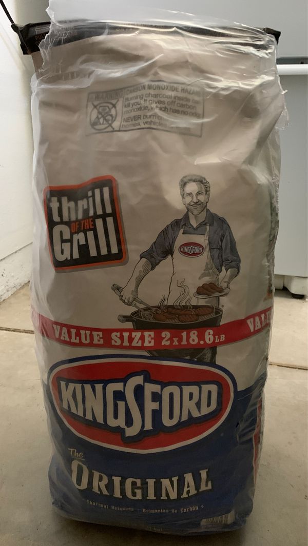 Kingsford Charcoal 2 18.6 giant bags excellent Deal total 36 .12 lb for