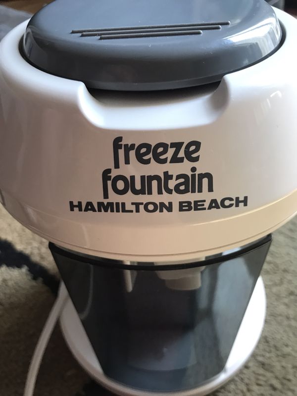 Hamilton Beach Freeze Fountain model 260W for making shave ice, snow