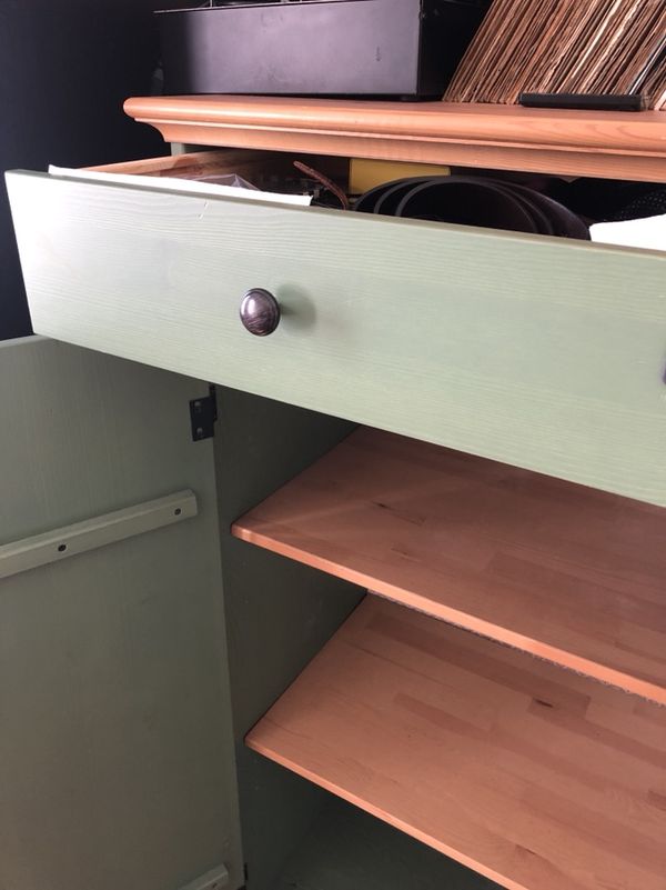 IKEA Hurdal Green Wood Linen for Sale in Queens, NY OfferUp