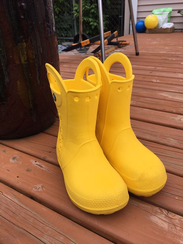Crocs rain boots, toddler size C12 for Sale in Seattle, WA - OfferUp