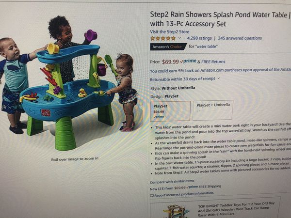 fisher price splash table
