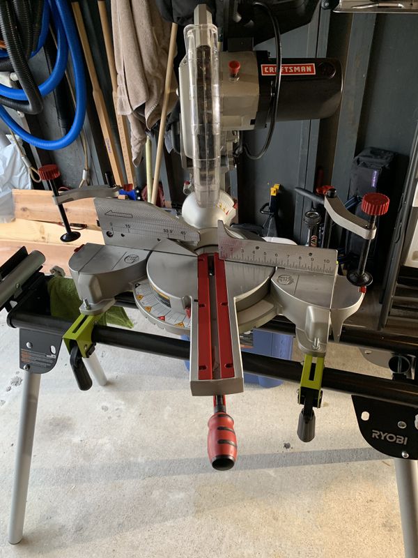 Craftsman 12 miter saw whith láser track !!! Precio firme for Sale in