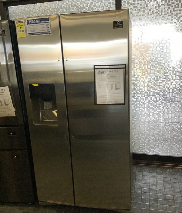 Brand new scratch and dent Samsung Side by Side Refrigerator in
