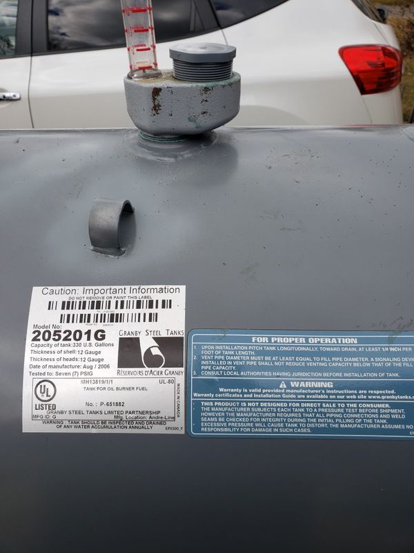Oil tank (330 gal.) for Sale in Berlin, CT OfferUp