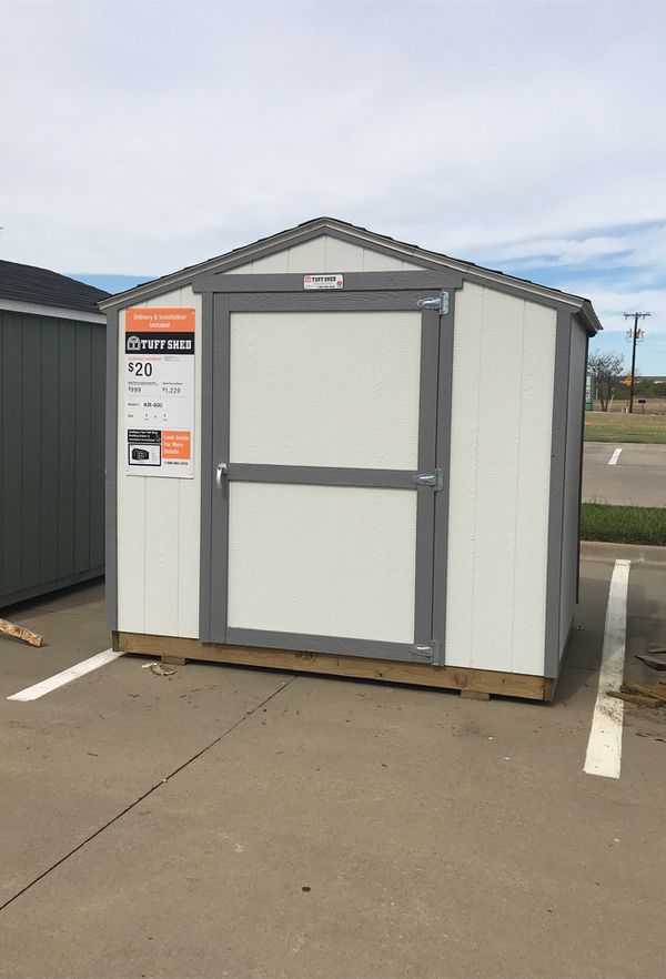 Tuff Shed KR600 8’ x 6’ delivered and installed for Sale ...