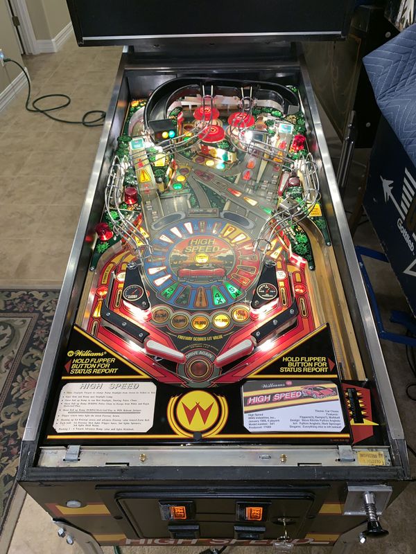 Williams High Speed pinball machine for Sale in Gilbert, AZ OfferUp