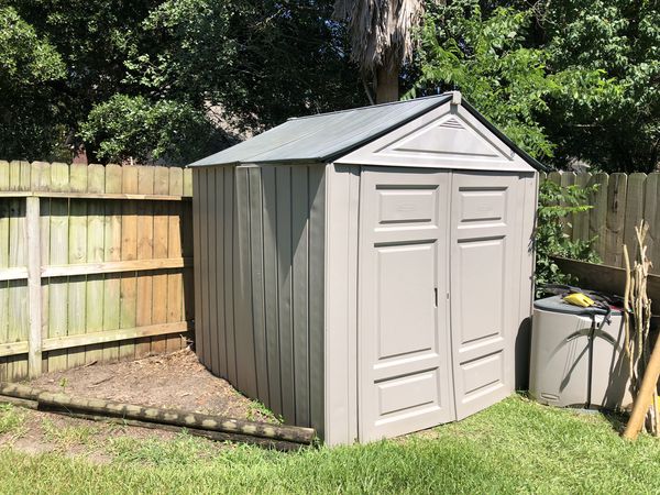 rubbermaid 7x7 resin shed for sale in spring, tx - offerup