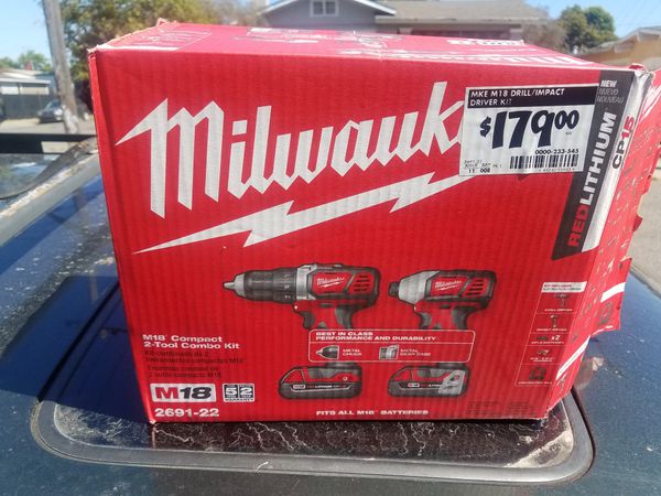 milwaukee drill set with bonus saw
