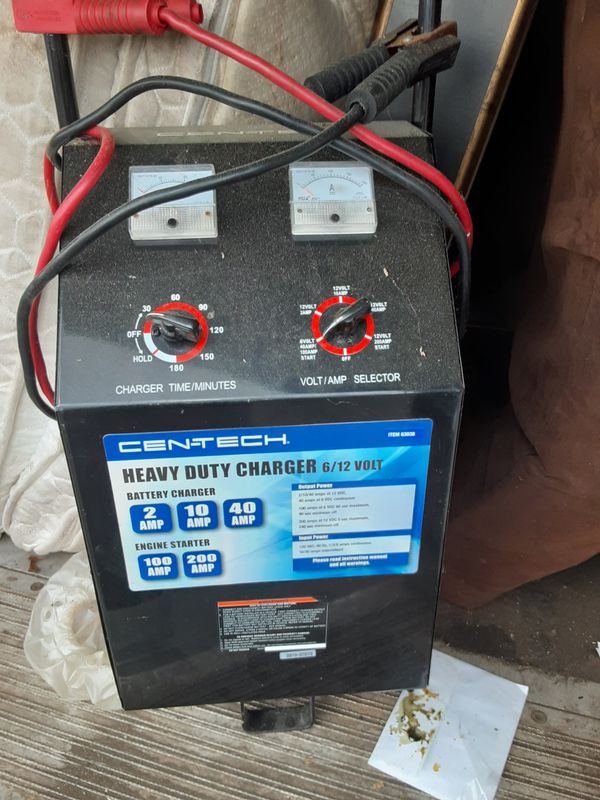 how to use a cen tech battery charger on suzuki aerio