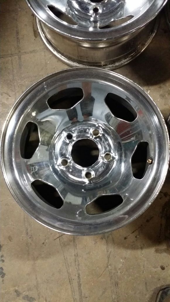 Chevy Silverado pickup truck 454 SS wheels rims 15x7 for Sale in Fresno ...