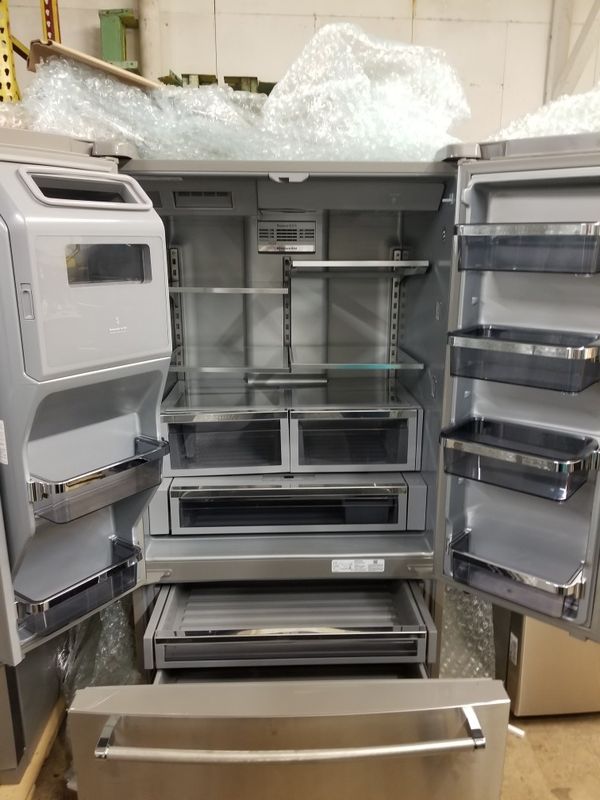 Kitchen Aid, ModelKRFF707ESS01, Stainless Steel, Gray Interior