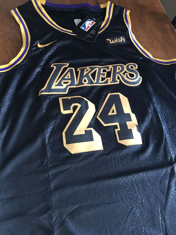 black mamba edition lakers jersey