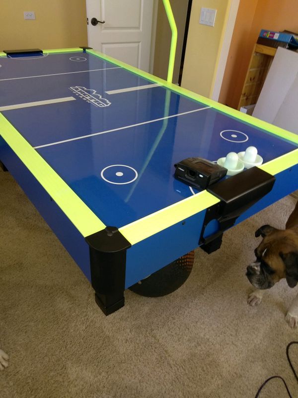 Dynamo Arctic Flash Air Hockey Table with Overhead Display for Sale in